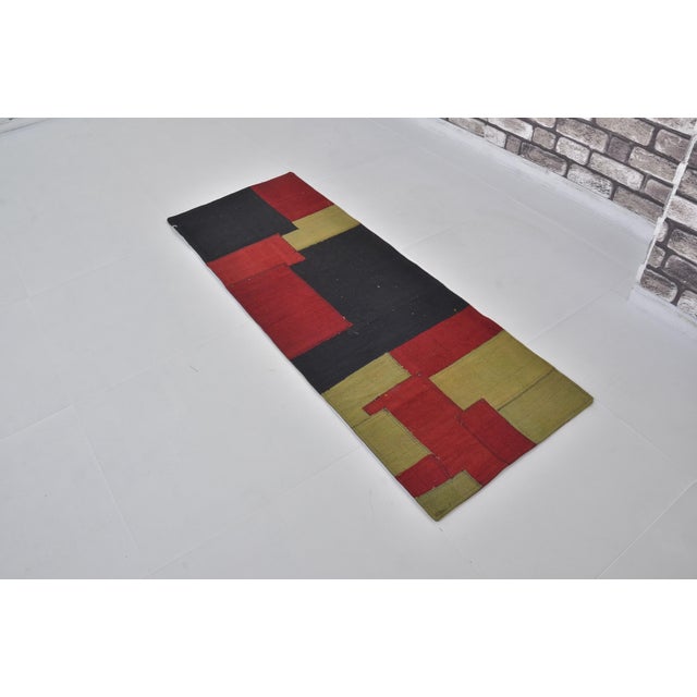 Colorful Vintage Colorful Runner For Sale In Phoenix - Image 6 of 7