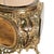 Gold Ormolu Gold Filigree Beveled Glass Jewelry Casket With Lily of the Valley Detail, Mid 20th Century For Sale - Image 8 of 18