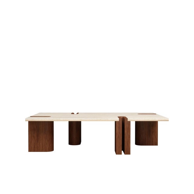 Wood Grenville Center Table by Wood Tailors Club For Sale - Image 7 of 13
