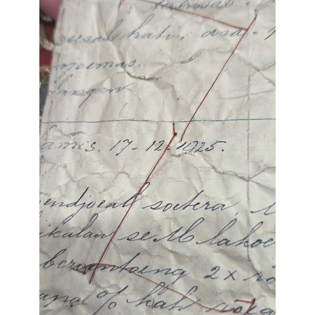 Red Antique Early 20th Century Sumatran Ceremonial Tirai Textile Hanging For Sale - Image 8 of 18