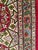 Vintage Persian Qum Runner Rug, Hand-Knotted Wool, Allover Geometric Pattern, 3x13, Tan & Red For Sale - Image 11 of 14