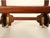 Vintage Mahogany Library Steps With Railings, Casters and Landing For Sale - Image 9 of 10