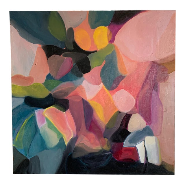 Contemporary Abstract Oil Painting On Canvas Chairish