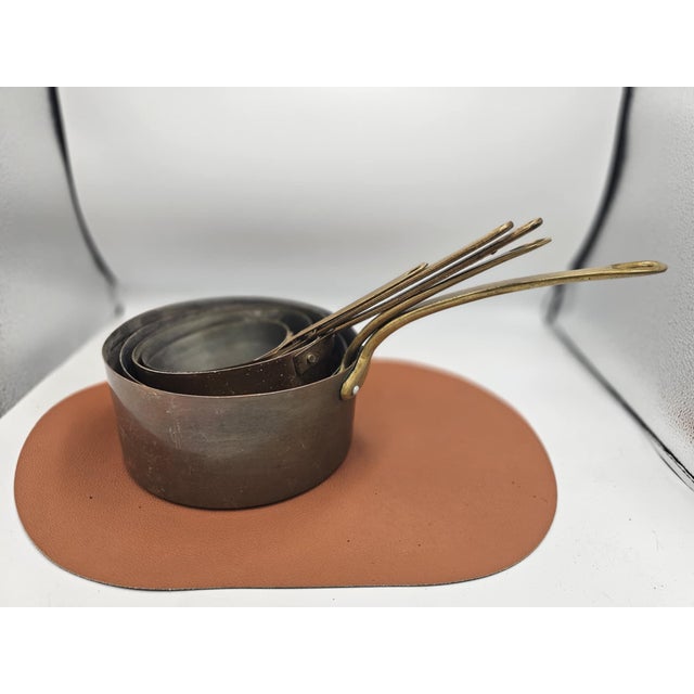 Metal Vintage Copper Frying Pans, 1920s, Set of 5 For Sale - Image 7 of 7