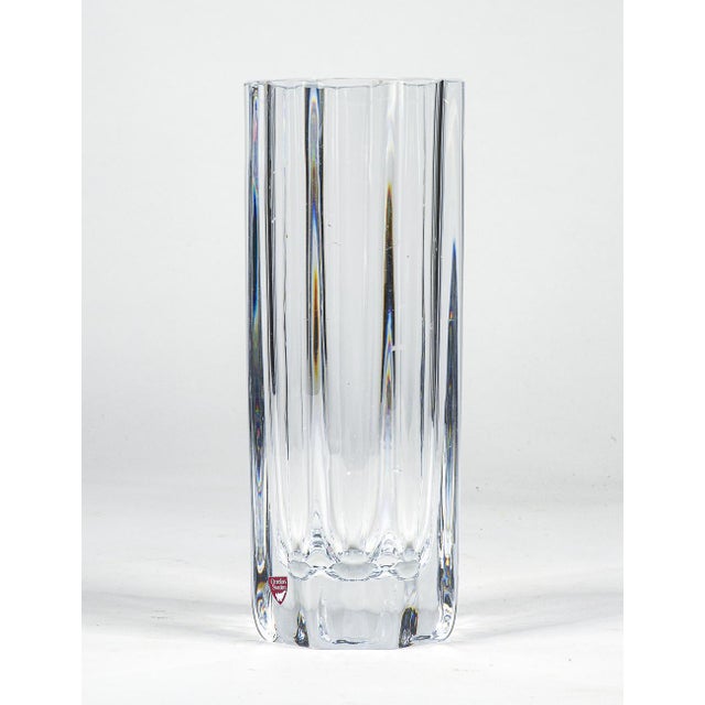 Modern Crystal Vase from Orrefors, Sweden, 1990s For Sale - Image 3 of 10