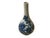 Vintage Tiny Small Blue White Pear Shape Blue White Graphic Vase For Sale - Image 9 of 10