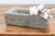Raw, elemental, and immovable—this vintage hand-carved granite basin is a rare artifact sourced from the rugged rural...