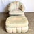 This postmodern clam shell swivel lounge chair with matching ottoman offers plush, sculptural comfort wrapped in softly...