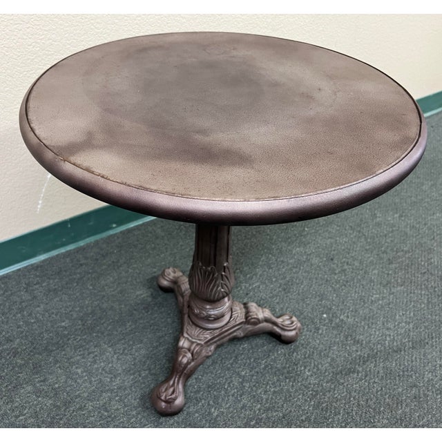 Restoration Hardware Acanthus Iron Bistro Table Chairish