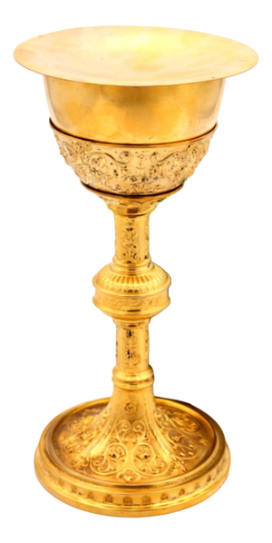 Chalice with Gilded Silver Paten with Reliefs