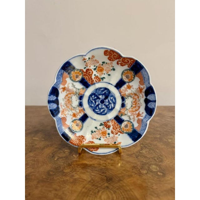 1900 - 1909 Antique Japanese Imari Plates, 1900, Set of 5 For Sale - Image 5 of 9