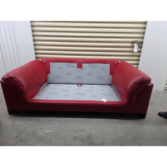 Roche Bobois Roche Bobois 2004 Leather Sofa For Sale - Image 4 of 7