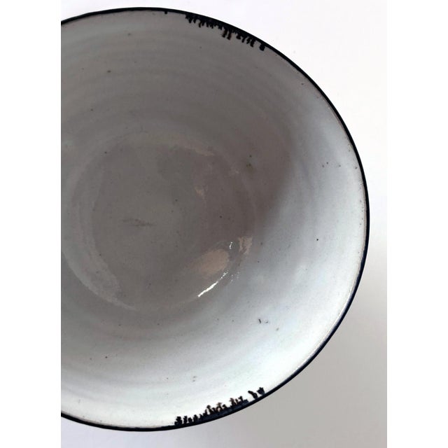 British Studio Ceramic Bowl with Magnesium Glaze Lucie Rie For Sale - Image 4 of 12