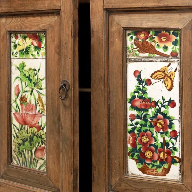 Chinese Painted Elm Sideboard For Sale - Image 11 of 13