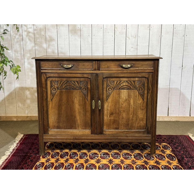 Art Deco Rustic Sideboard in Chestnut, 1930s For Sale - Image 15 of 15