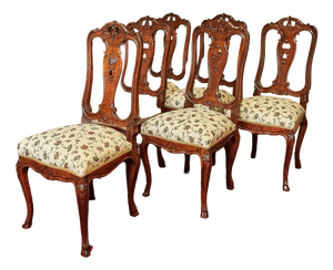 Neo-Rococo Chairs from Liège, Set of 6