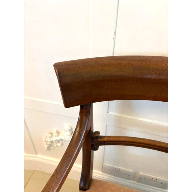 Antique Regency Mahogany Dining Chairs, 1830, Set of 6 For Sale - Image 14 of 18