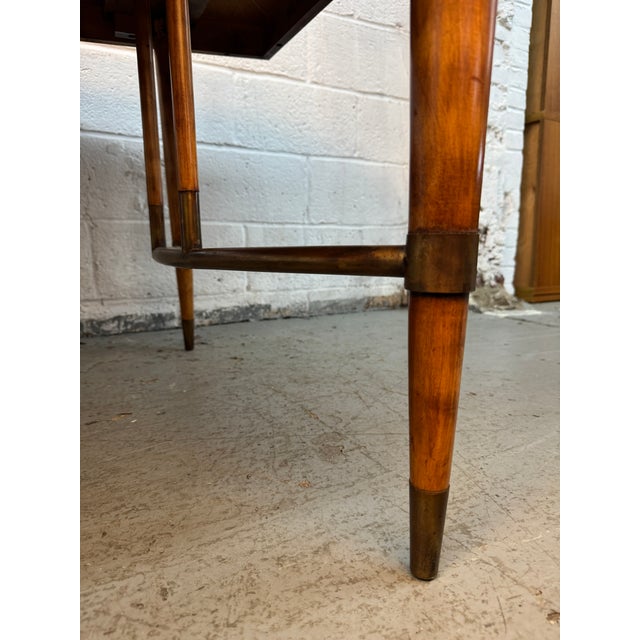 "Forward Trend Collection" Expanding Dining Table Attributed to Johnson Furniture For Sale - Image 17 of 18