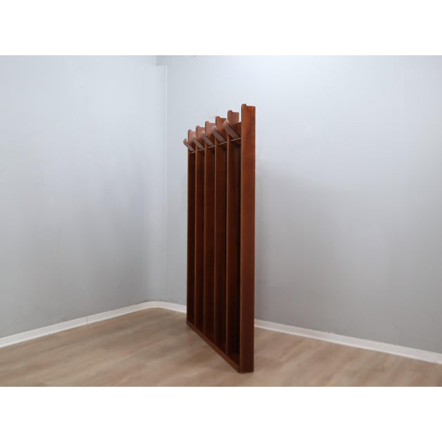 Vintage Wood Entryway Coat Rack with Mirrors by La Moderna, 1970s For Sale - Image 9 of 14
