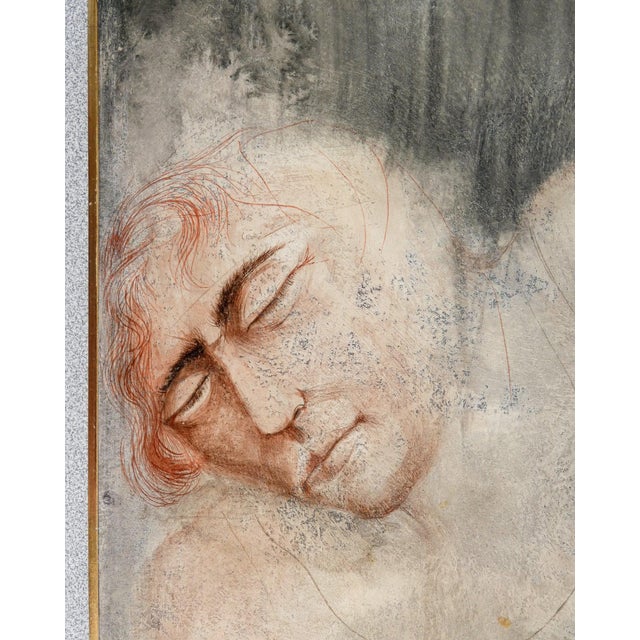 Painting by giovanni macciotta, figure. Italy, 1962 origin italy period 1962 author giovanni macciotta (1927 – 1993) was...