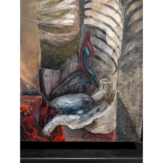 Vintage Anatomical Painting For Sale In Dallas - Image 6 of 8