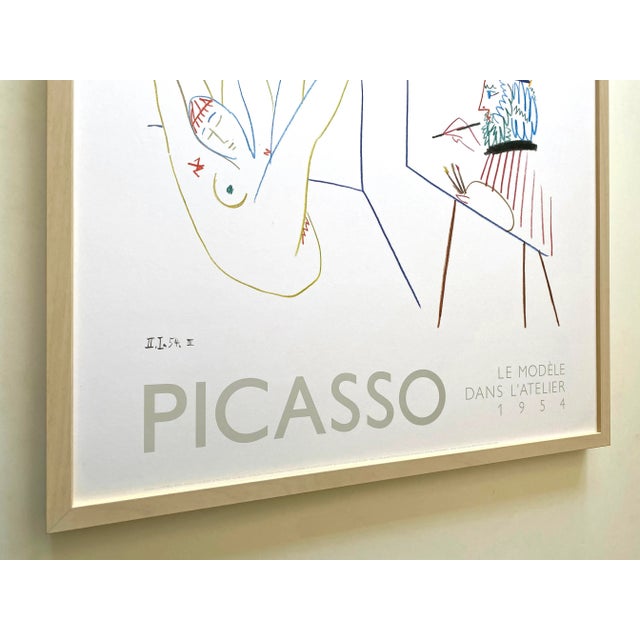 Pablo Picasso Vintage 1988 Mid Century Modern Lithograph