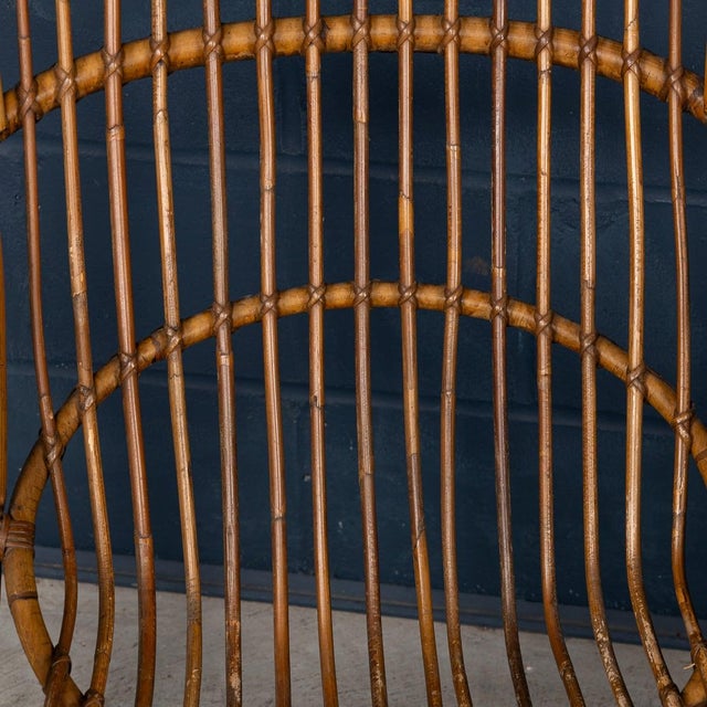 Set of Vintage Italian Wicker Armchairs by Tito Agnoli, 1960 For Sale - Image 16 of 18