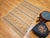 Vintage Native American Navajo Chinle Rug, Handwoven Wool, Banded Stripe Design, 4x6 For Sale - Image 4 of 13