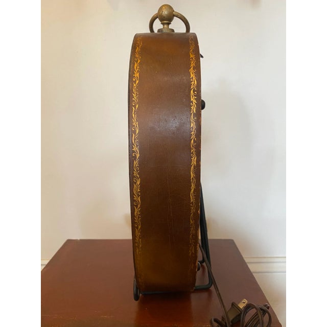 Wood Vintage Neoclassically-Inspired Wall Clock For Sale - Image 7 of 13