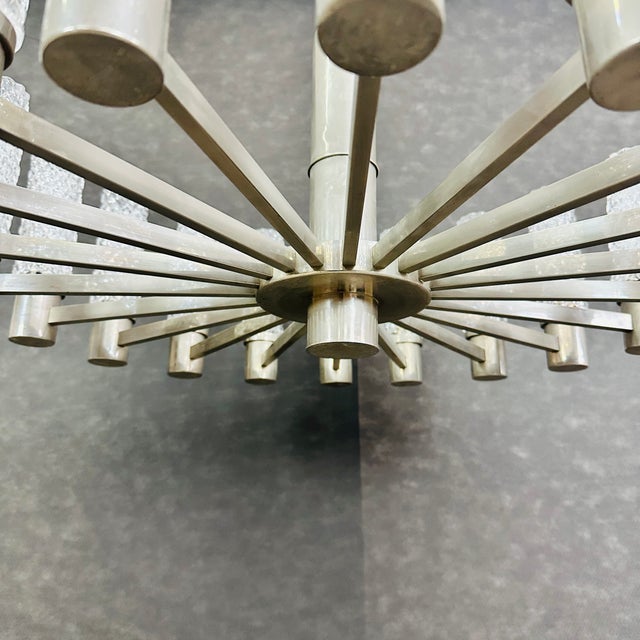 1960s 1960s Space Age Chandelier Manner of Hillebrand For Sale - Image 5 of 5