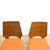 Pair of 1960s Occasional Chairs in Black & Orange For Sale In Los Angeles - Image 6 of 9