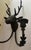 Mid 20th Century Mid 20th Century Bronze Stag Deer Head Sconces in the Manner of Lalanne For Sale - Image 5 of 11