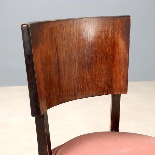 Vintage Chairs in Beech, 1940s, Set of 6 For Sale - Image 4 of 9