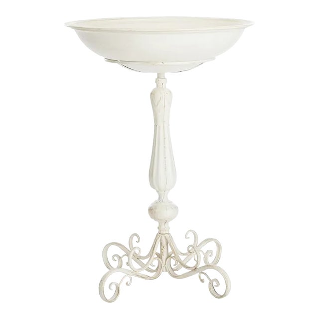 Orian Bird Bath - Pearl White For Sale