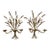 Vintage Gilded Tole Candle Sconces For Sale