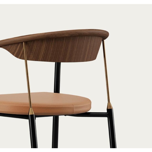 Chairman Chair in Walnut with Upholstery in Silt by Henrik Tengler for One Collection For Sale - Image 6 of 15