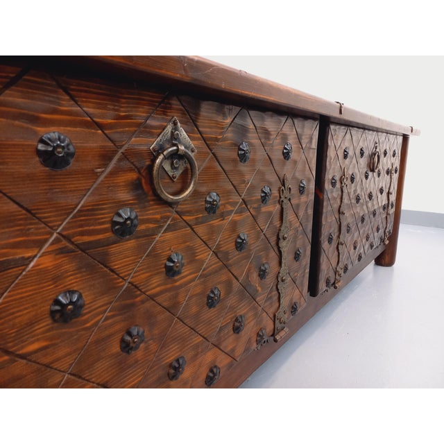 Vintage Brutalist Sideboard by Georges Robert, 1960s For Sale - Image 9 of 18