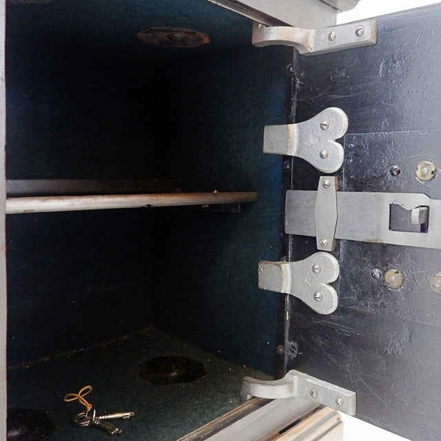 Vintage Safe in Brass and Steel, 1970s For Sale - Image 15 of 16