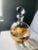 Mid-Century Modern Mid 20th Century Mid-Century Modern Clear Glass Decanter With Gilt Gold Interior For Sale - Image 3 of 4