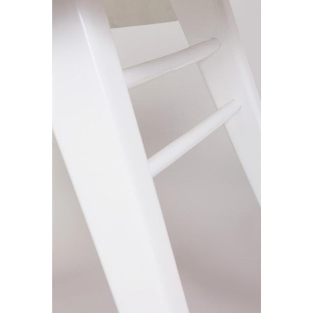 Mid-Century White Table attributed to František Jirák for Tatra, Czechia, 1950s For Sale - Image 4 of 6