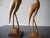 Vintage Herons Statue in Wood, 1970s For Sale - Image 11 of 15