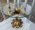 S. Salvadori Firenze Mid-Century Modern Gilt Regency Metal Italy Table Glass Top For Sale - Image 10 of 18
