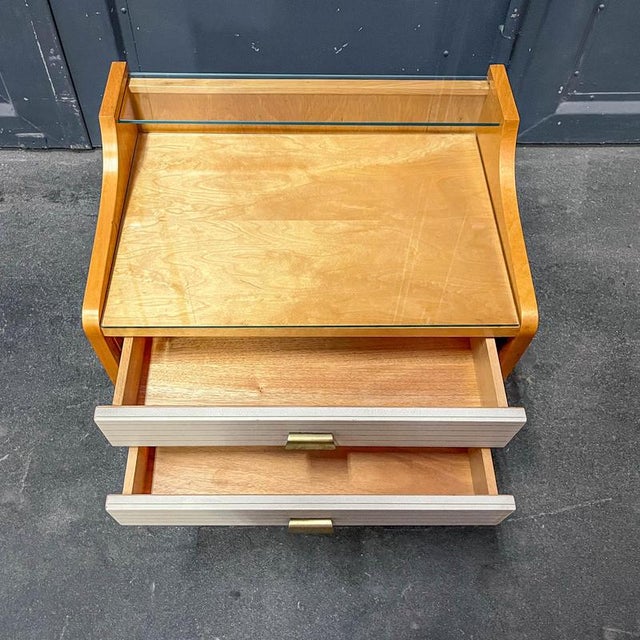 Mid-Century Modern Bedside Tables, 1960s, Set of 2 For Sale - Image 17 of 18