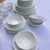 1990s 1990s Villeroy and Boch "Arco Weiss" bone China dishes set // scalloped edge with embossed rim // dishwasher safe fine china // W. Germany For Sale - Image 5 of 9
