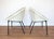 Mid-Century Modern Bauhaus Satellite Cocktail Lounge Chairs in Wicker and Steel by Lloyd Loom for Lusty, 1950s, Set of 2 For Sale - Image 4 of 18