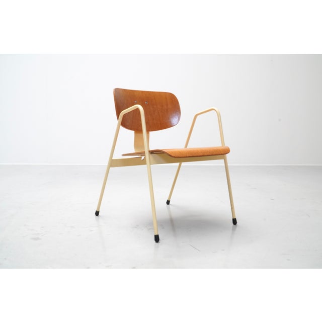 Vintage F1 Chair by Willy Van Der Meeren for Tubax, Belgium, 1950s For Sale - Image 9 of 9