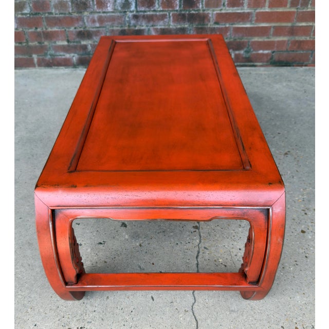 Mid-20th Century Chinoiserie Kang Table - Newly Painted For Sale - Image 11 of 11