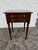 Vintage American Sheraton Two Drawer Nightstand Side Table Dovetail joint construction, well made, finished back Drawers...
