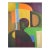 Mid 20th Century Abstract Colorful Shapes Painting For Sale