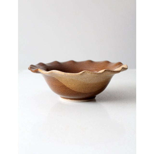 Vintage Studio Pottery Bowl For Sale - Image 9 of 10